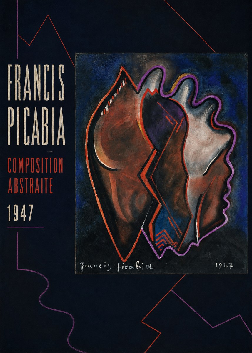 Francis Picabia Composition Abstraite No2 - Plakat