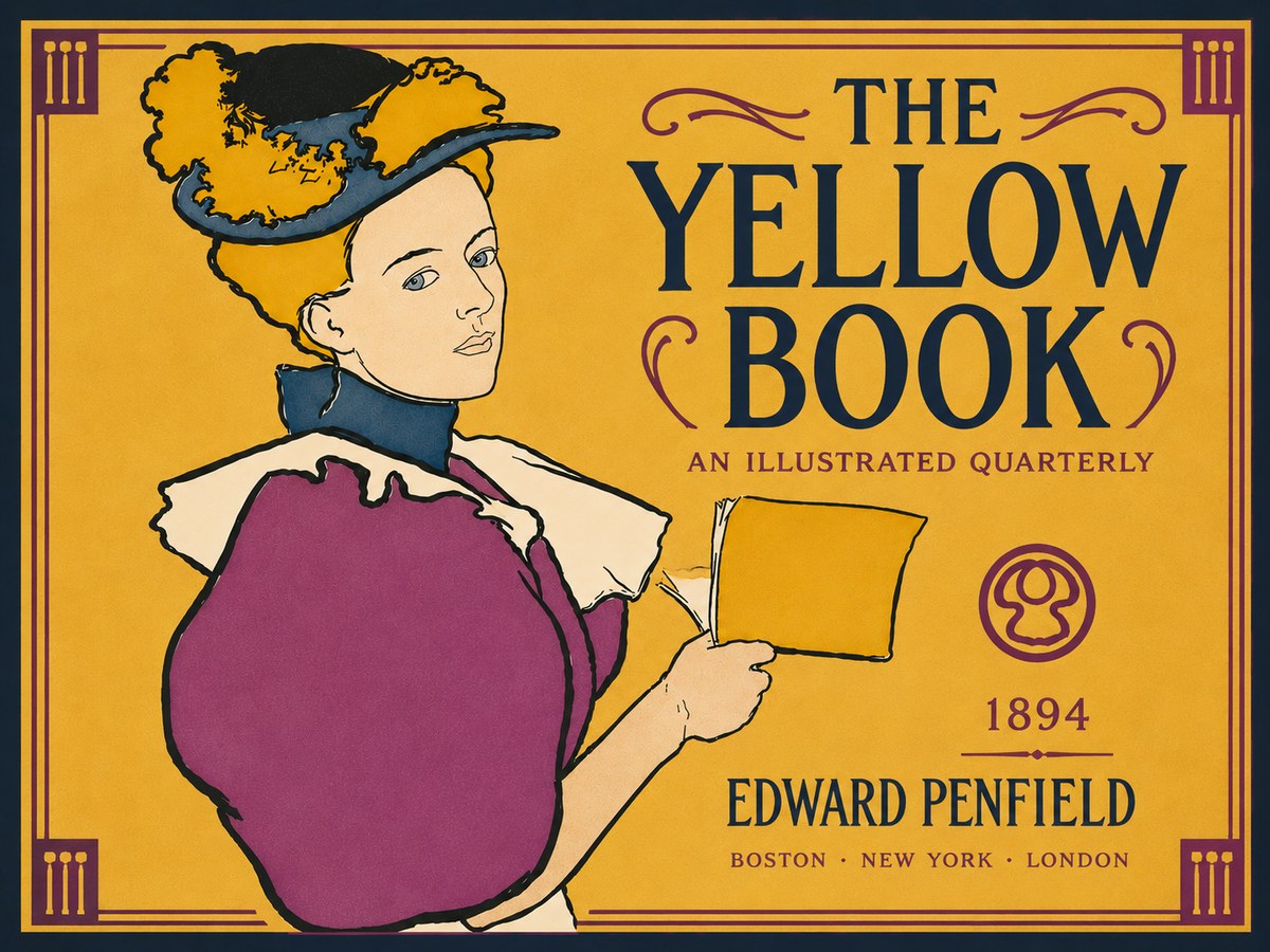 Edward Penfield The Yellow Book I No6 - Plakat