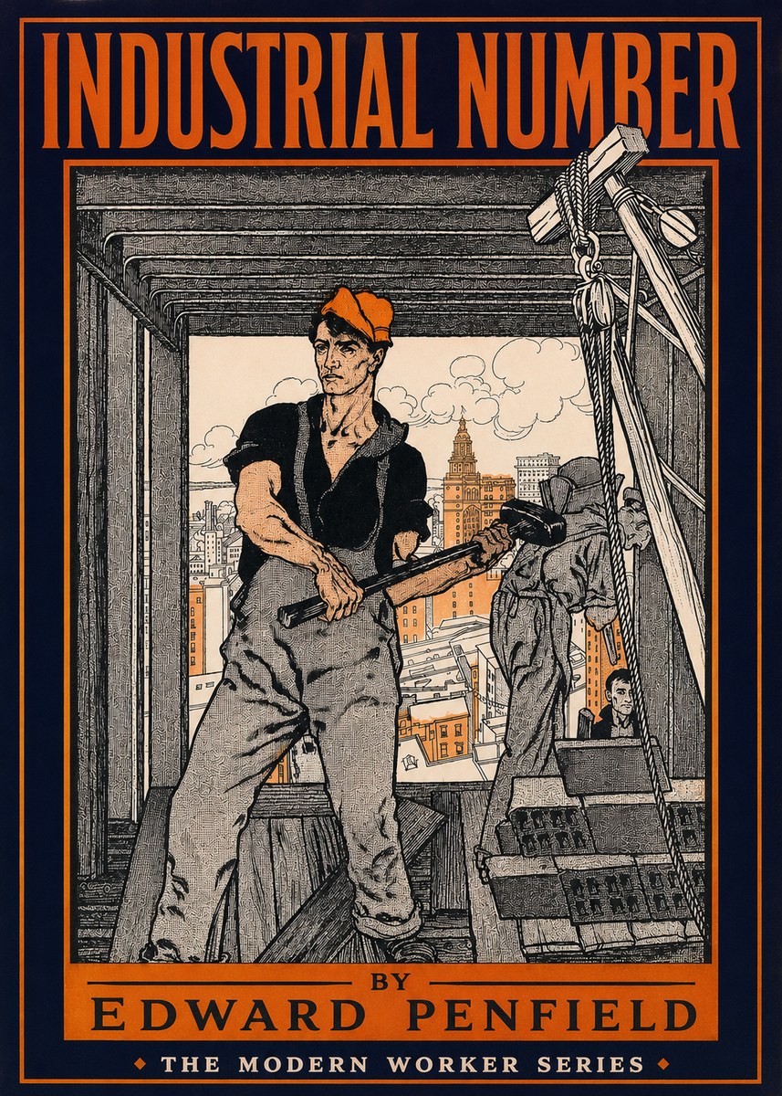 Edward Penfield Industrial Number No2 - Plakat