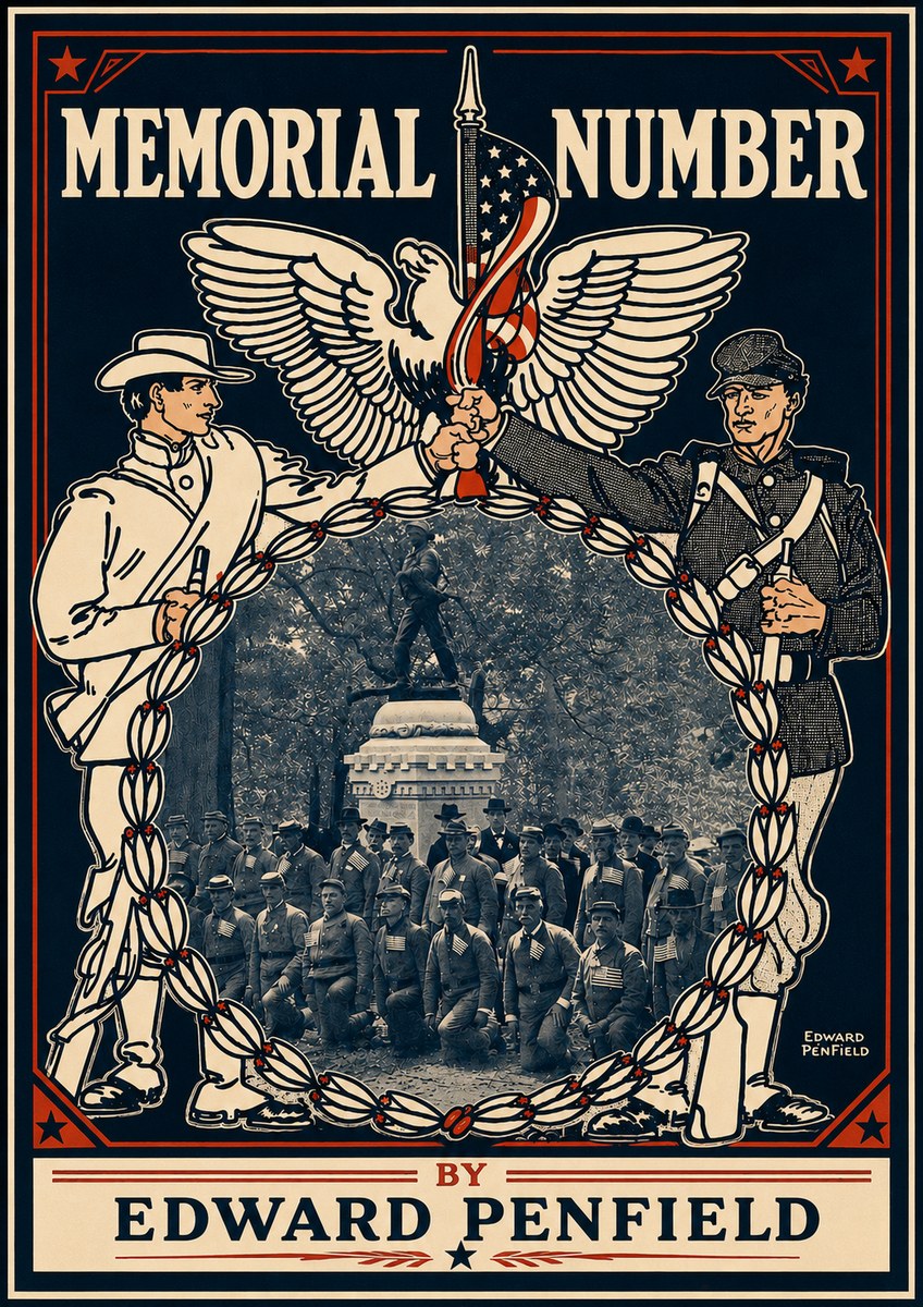 Edward Penfield Memorial Number No4 - Plakat