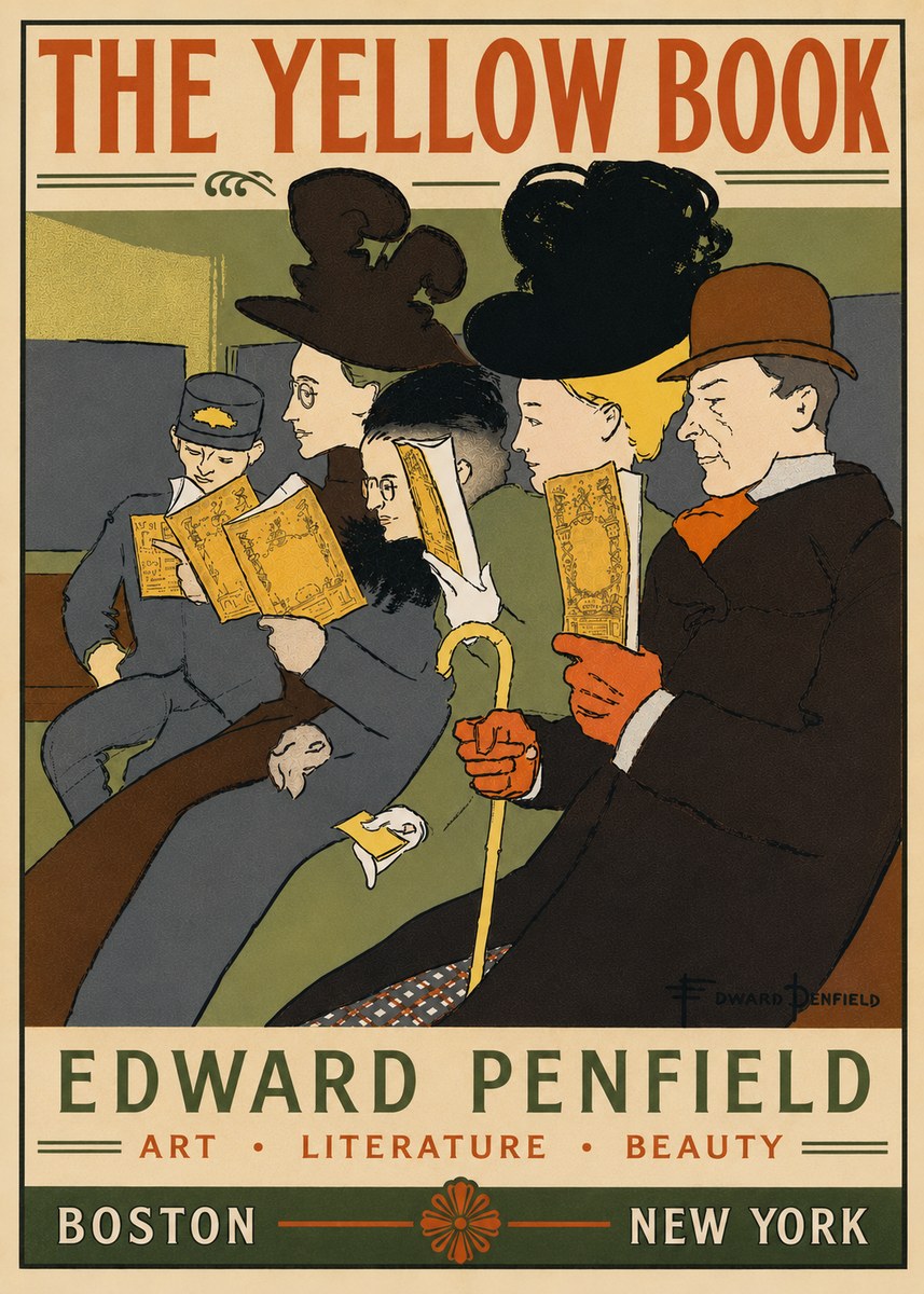 Edward Penfield The Yellow Book II No6 - Plakat