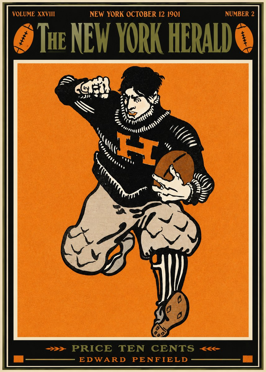 Edward Penfield The New York Herald No2 - Plakat