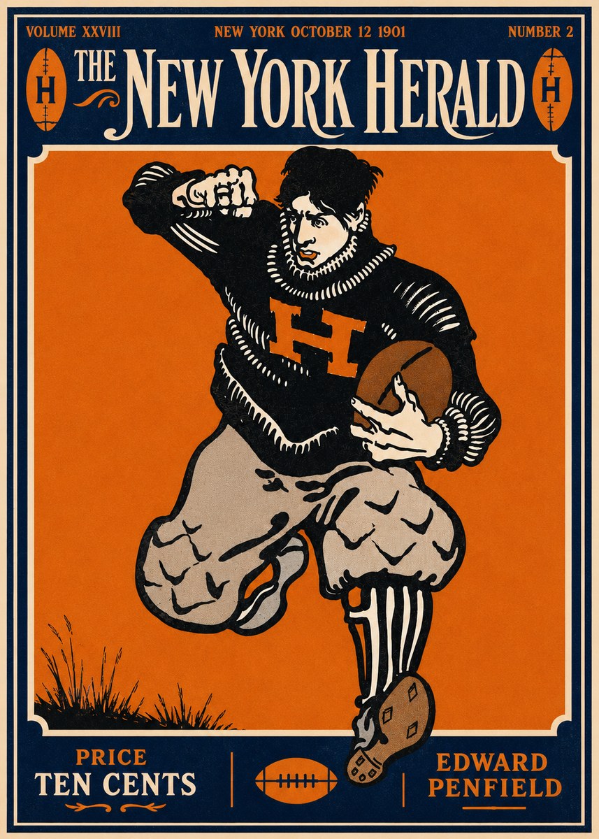 Edward Penfield The New York Herald No5 - Plakat