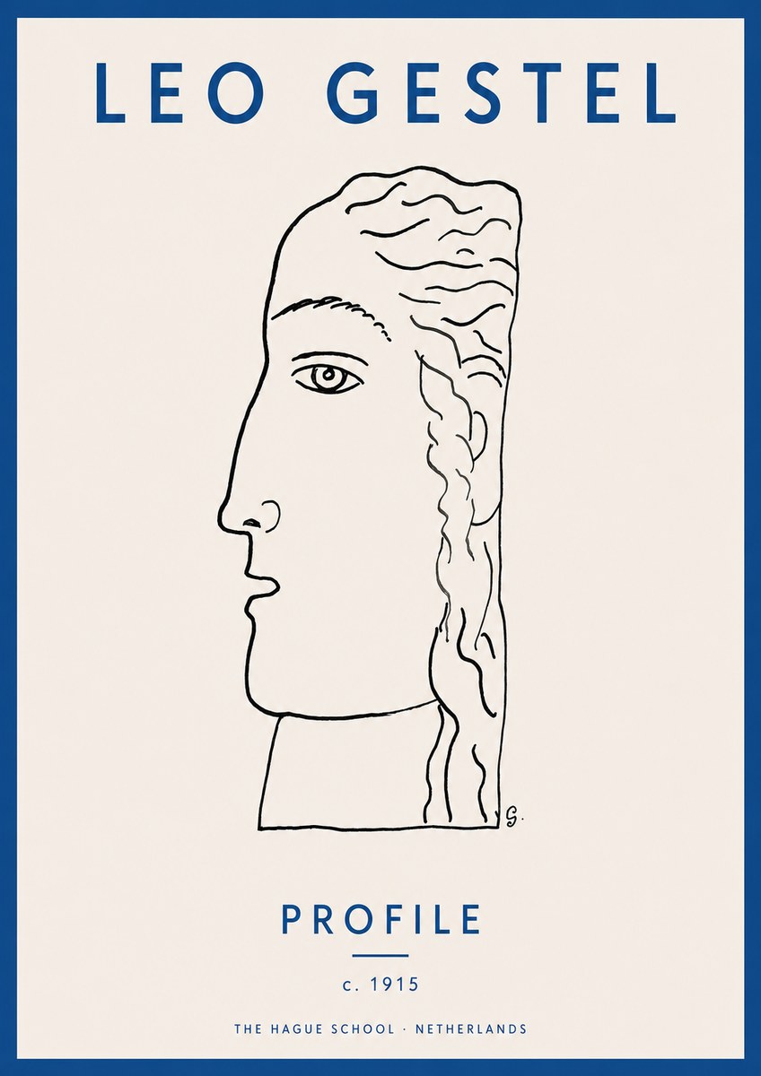 Leo Gestel Profile No2 - Plakat