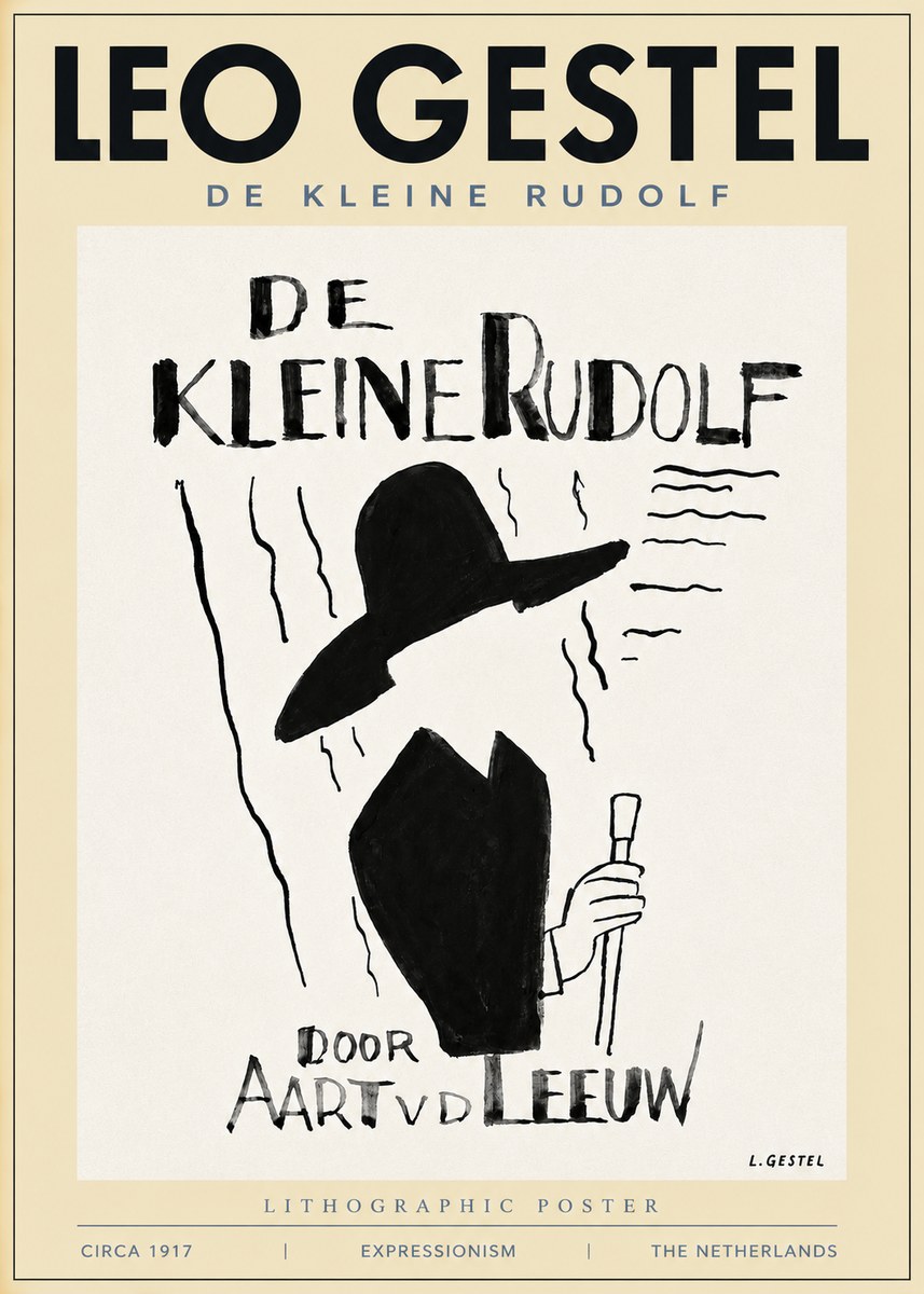 Leo Gestel De Kleine Rudolf No3 - Plakat