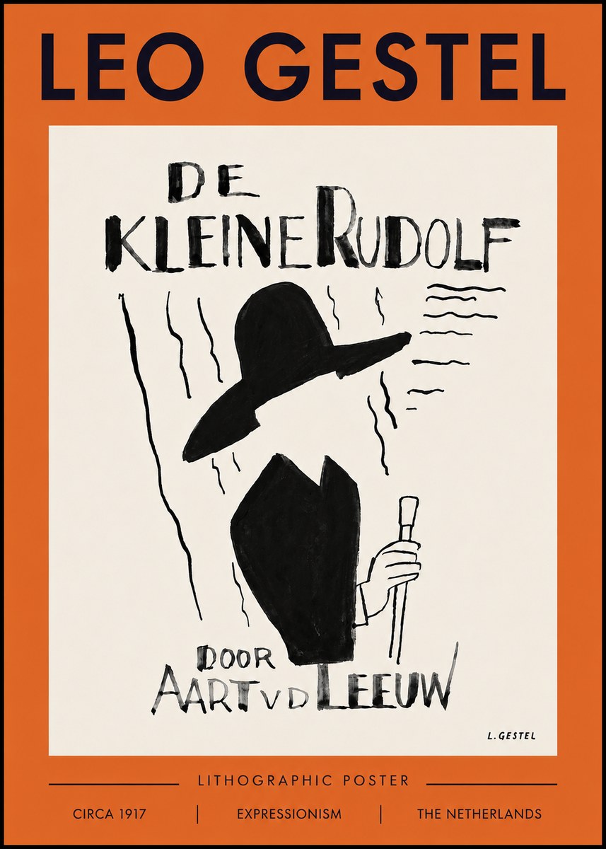 Leo Gestel De Kleine Rudolf No4 - Plakat