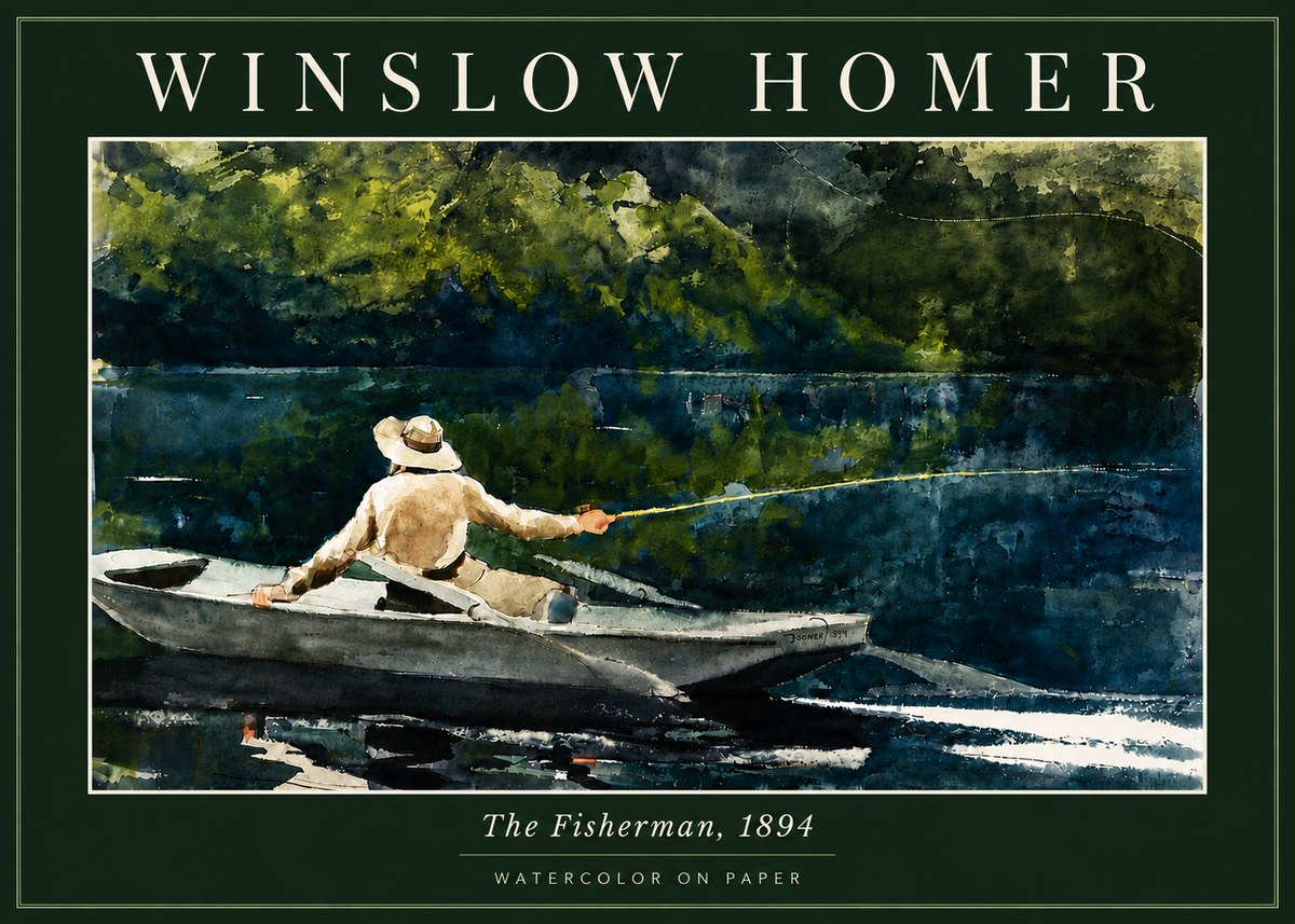 Winslow Homer The Fisherman, 1894 No5 - Plakat