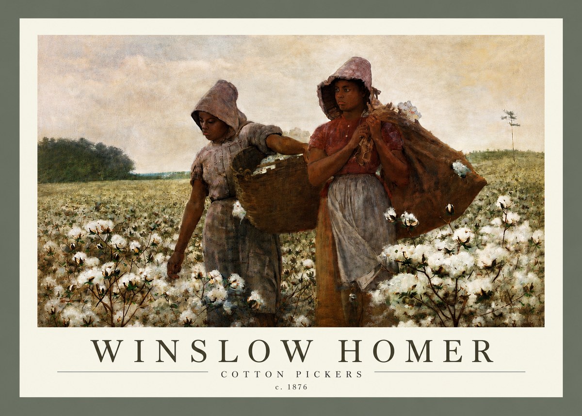 Winslow Homer Cotton Pickers No3 - Plakat