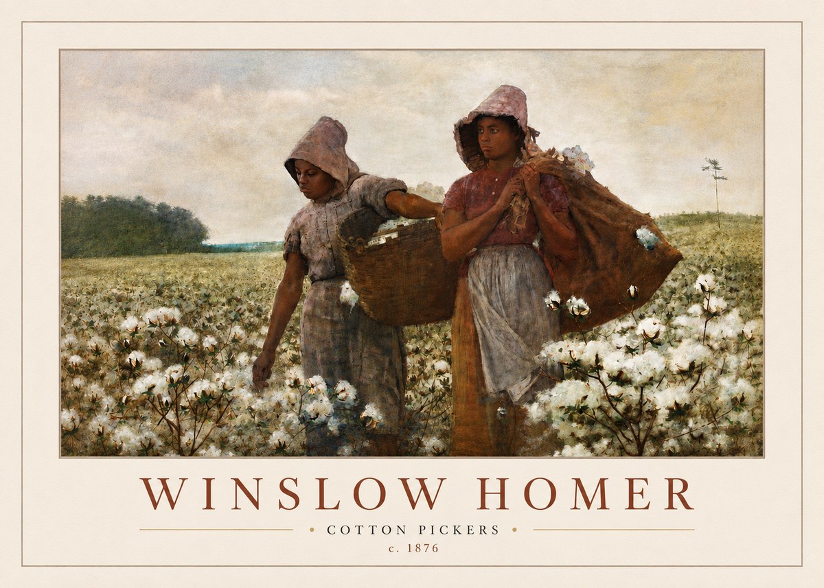 Winslow Homer Cotton Pickers No4 - Plakat