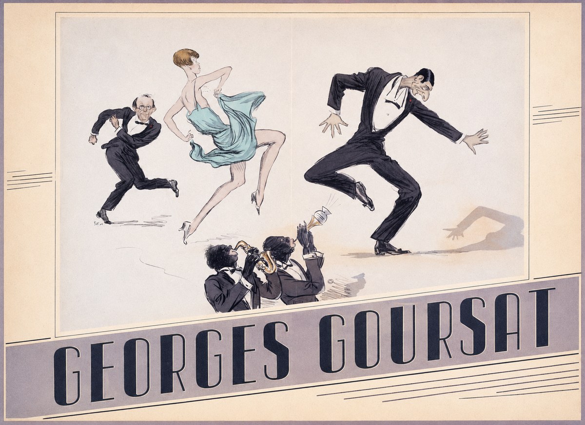Georges Goursat Jazz Age Revelry No4 - Plakat