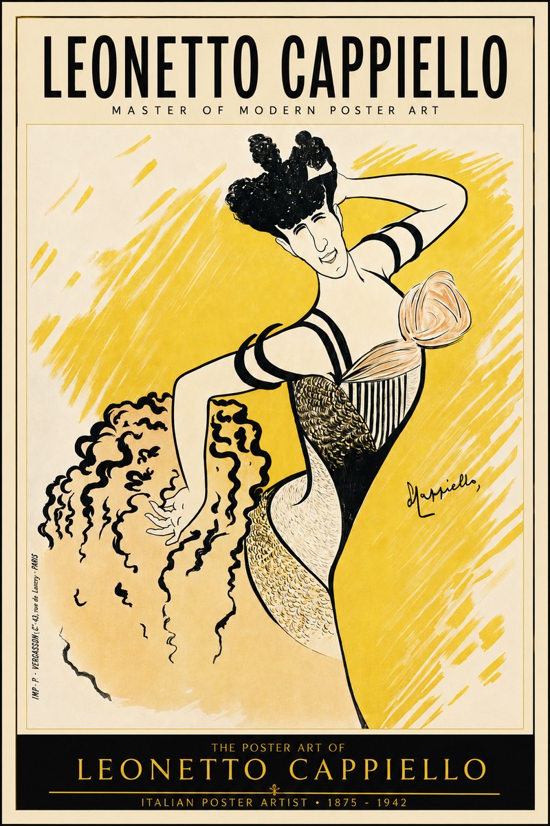 Leonetto Cappiello The Dancer No5 - Plakat