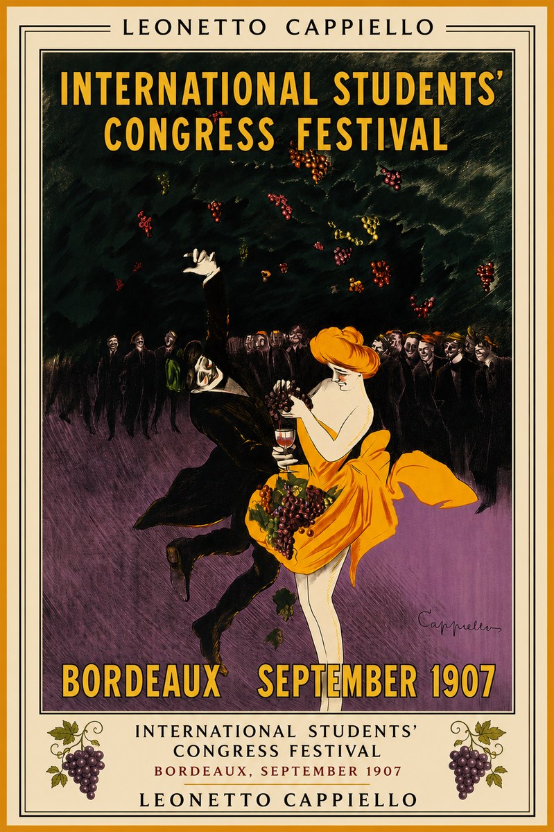 Leonetto Cappiello International Students' Congress Festival No4 - Plakat