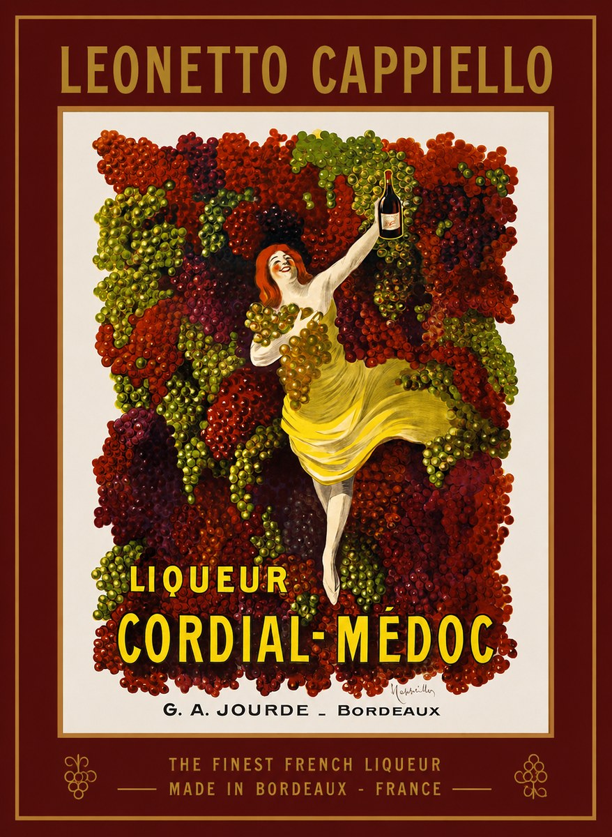 Leonetto Cappiello Liqueur Cordial-médoc No1 - Plakat