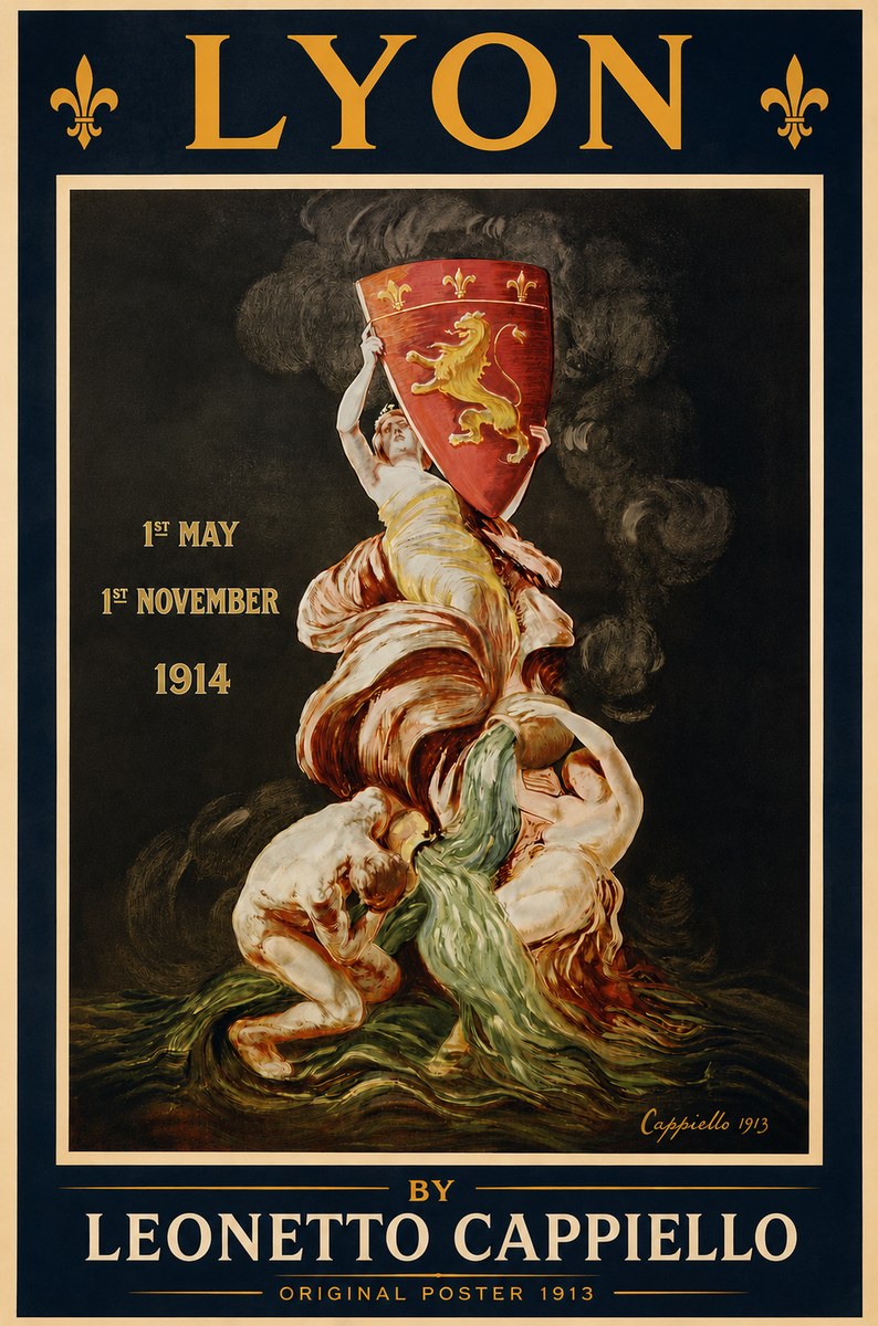 Leonetto Cappiello Lyon No3 - Plakat