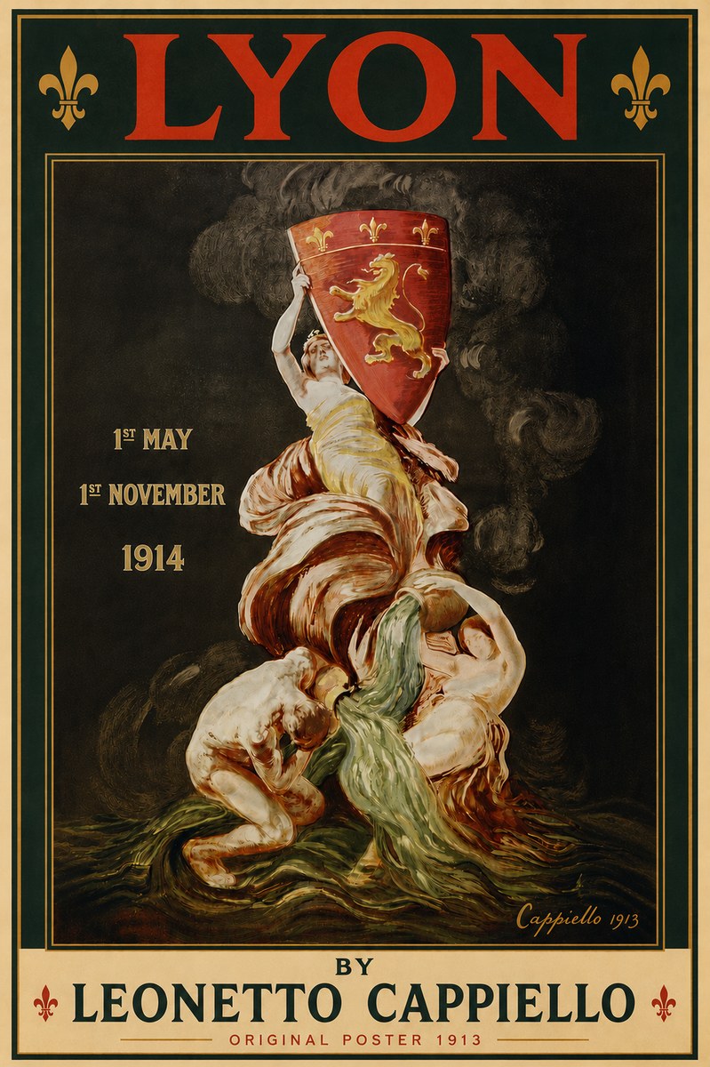 Leonetto Cappiello Lyon No4 - Plakat