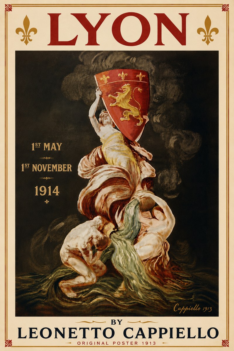 Leonetto Cappiello Lyon No6 - Plakat