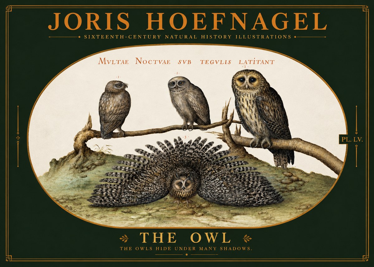 Joris Hoefnagel Noctva Volat No6 - Plakat