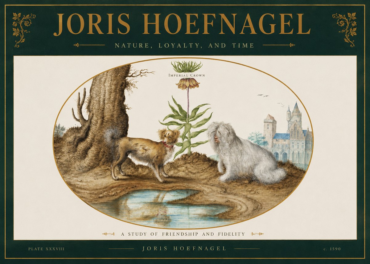 Joris Hoefnagel A Study of Friendship and Fidelity No2 - Plakat