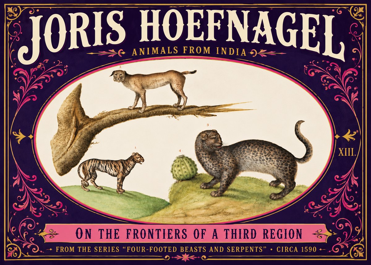 Joris Hoefnagel Four Beasts No6 - Plakat