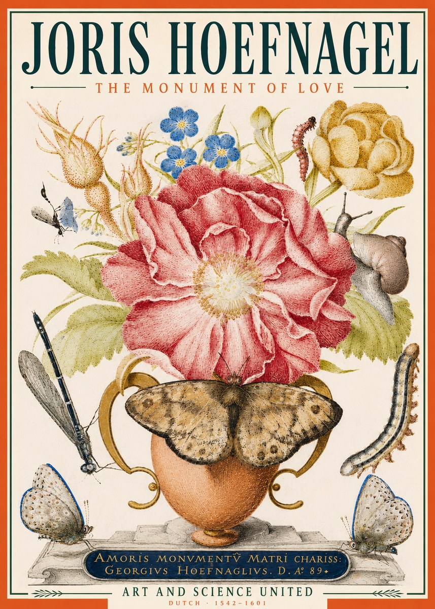 Joris Hoefnagel Monument of Love No6 - Plakat
