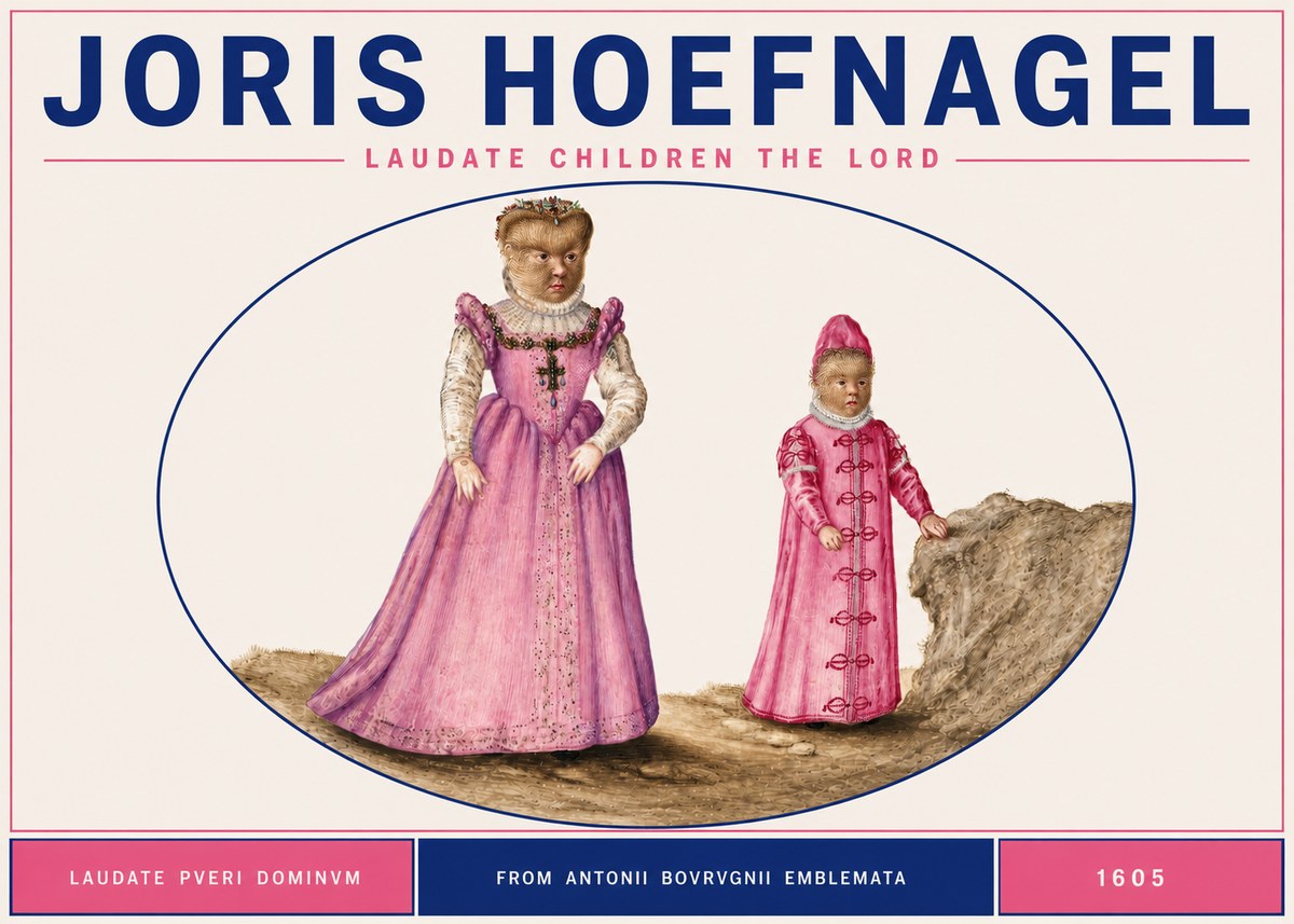 Joris Hoefnagel Laudate Pueri Dominum No6 - Plakat
