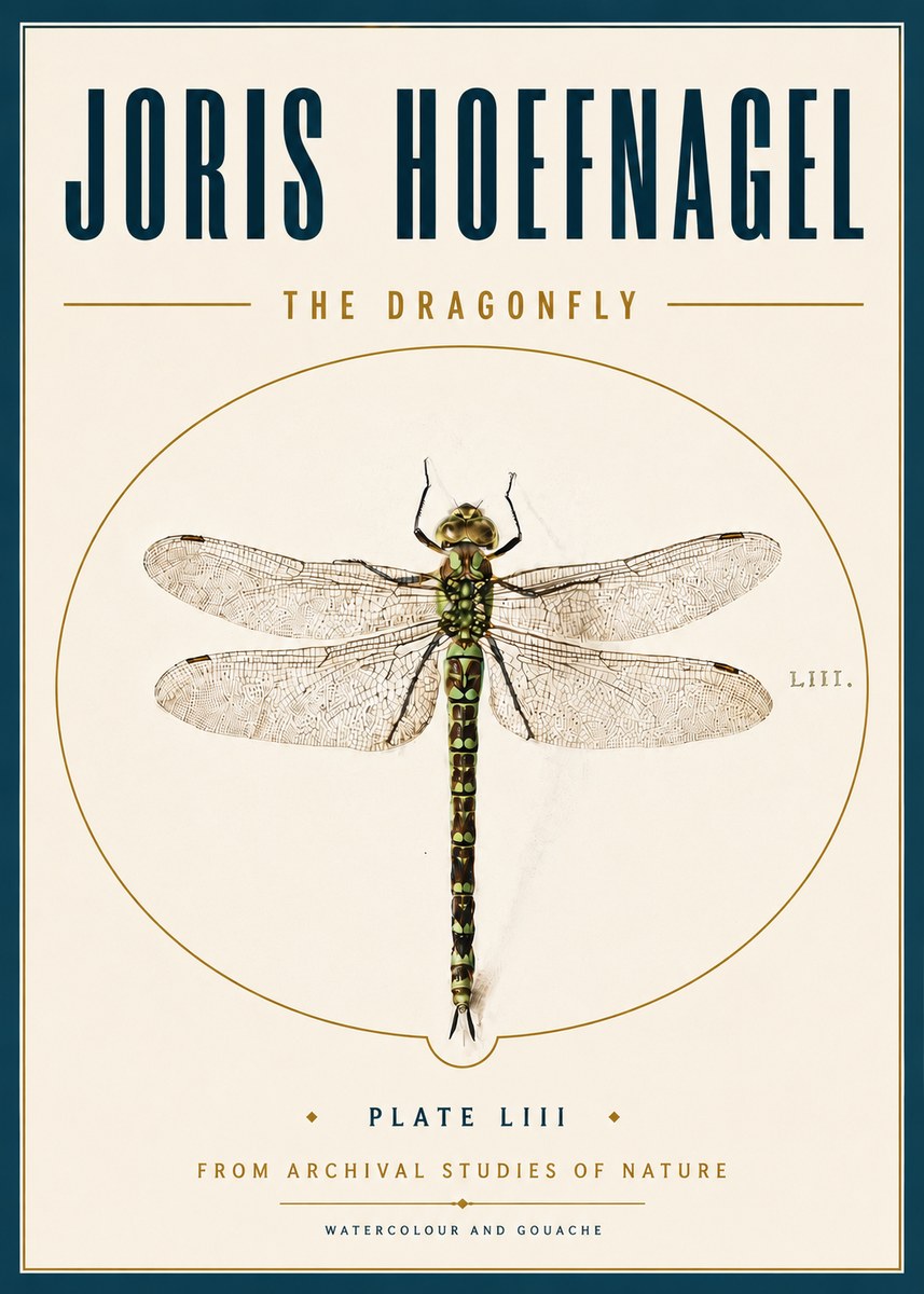 Joris Hoefnagel The Dragonfly No6 - Plakat