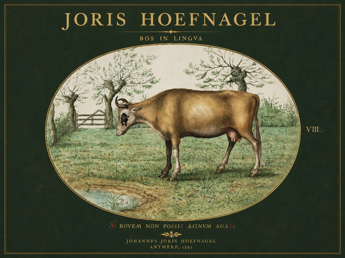 Joris Hoefnagel Bos in Lingva No3 - Plakat