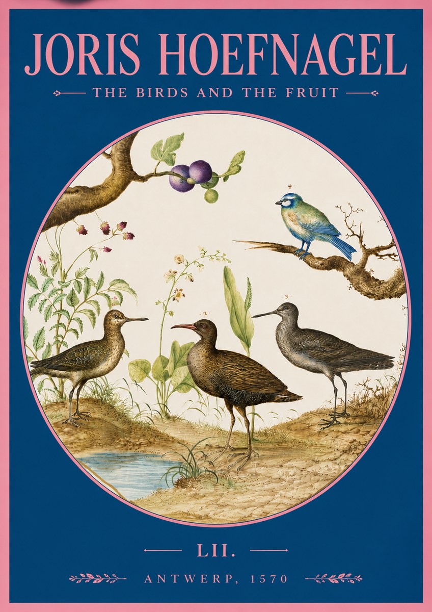 Joris Hoefnagel The Birds and the Fruit No2 - Plakat