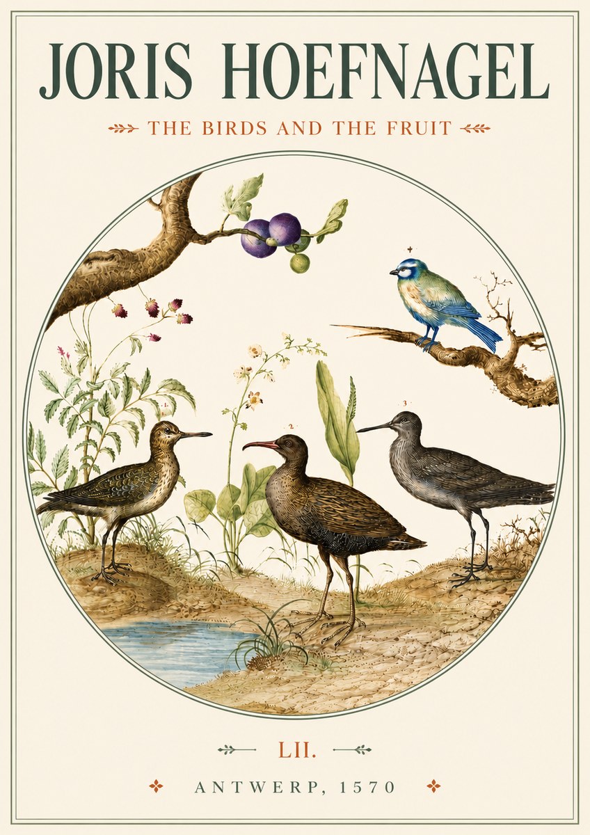 Joris Hoefnagel The Birds and the Fruit No3 - Plakat