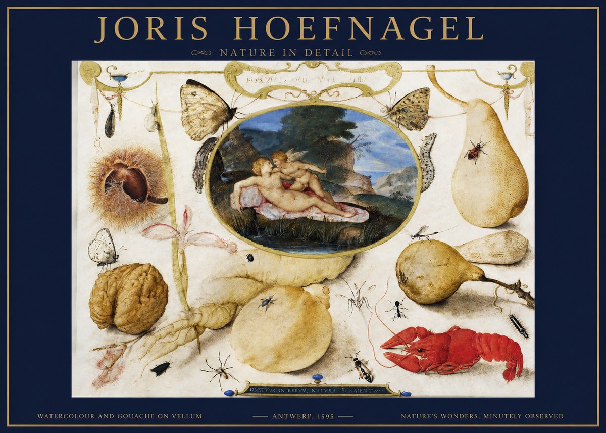 Joris Hoefnagel Nature in Detail No2 - Plakat
