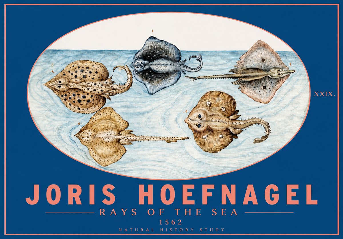 Joris Hoefnagel Rays of the Sea No2 - Plakat