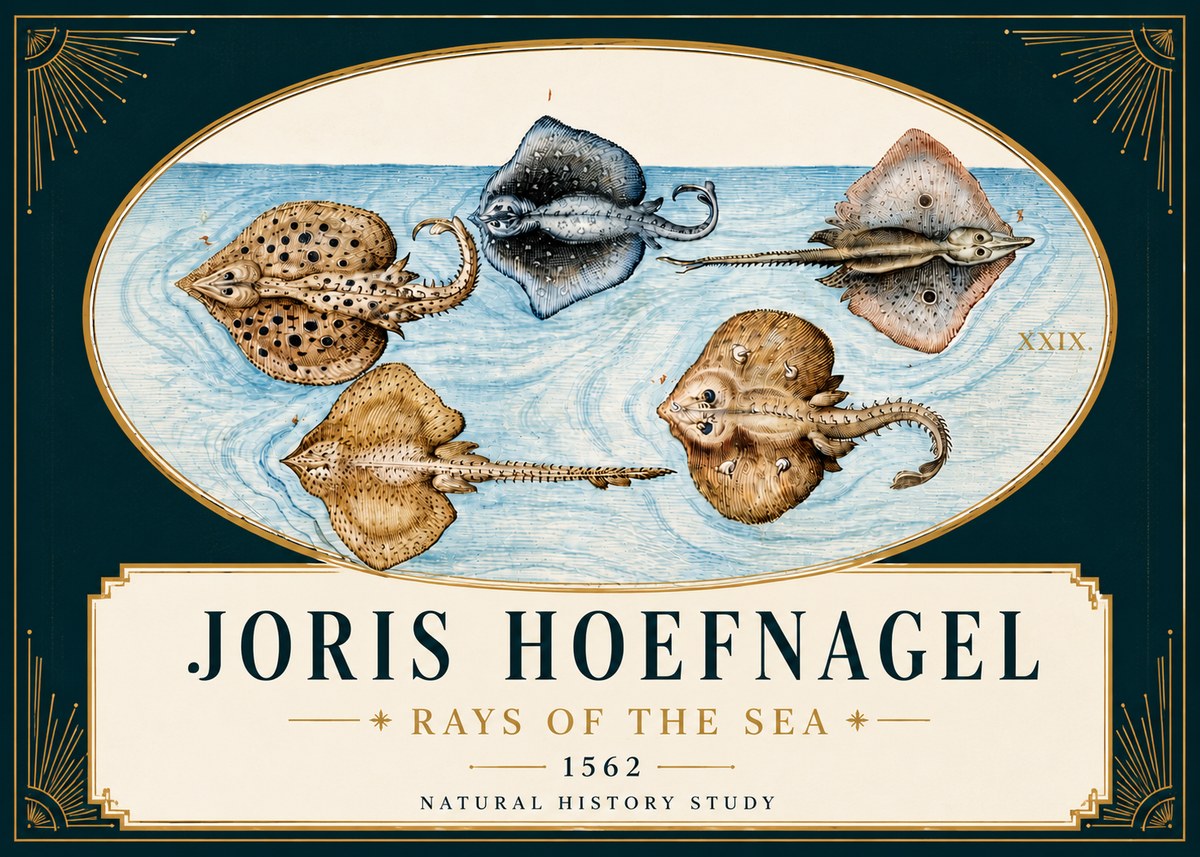 Joris Hoefnagel Rays of the Sea No6 - Plakat