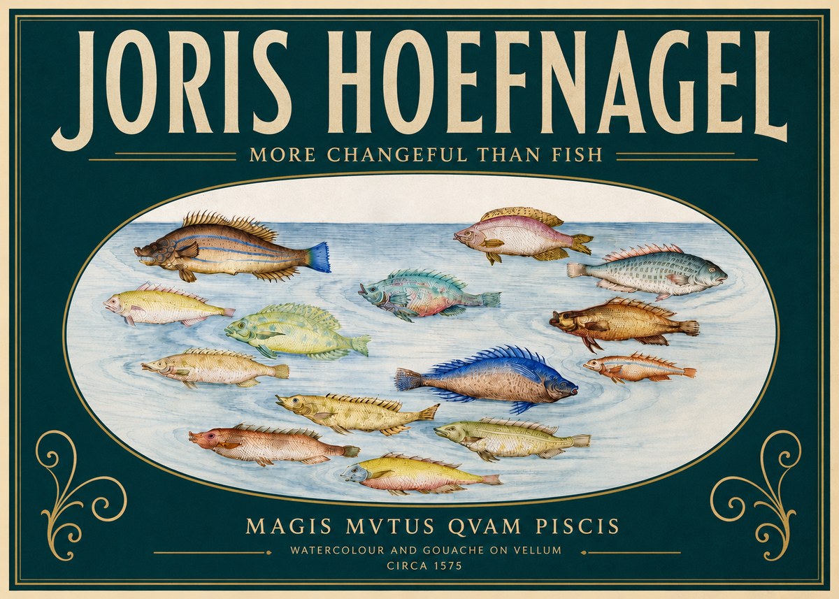 Joris Hoefnagel Fish More Than Silent No5 - Plakat