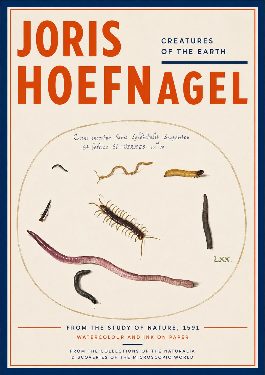 Joris Hoefnagel Creatures of the Earth II No3 - Plakat