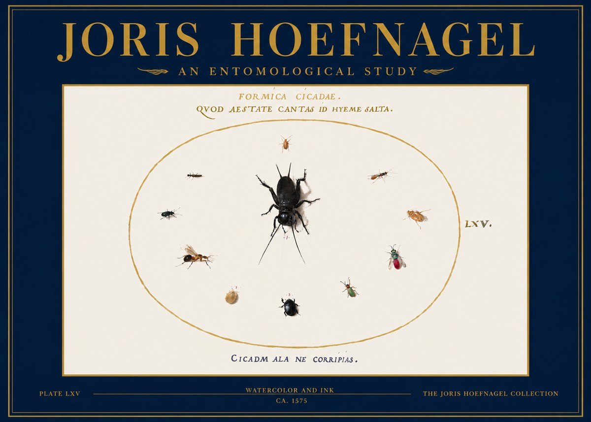 Joris Hoefnagel Formica Cicadae No3 - Plakat