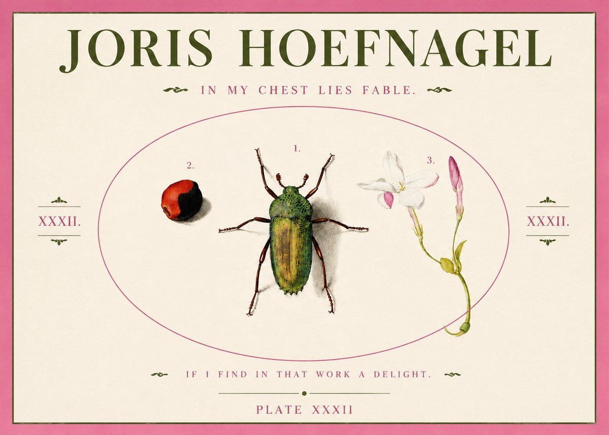 Joris Hoefnagel In My Chest Lies Fable No3 - Plakat