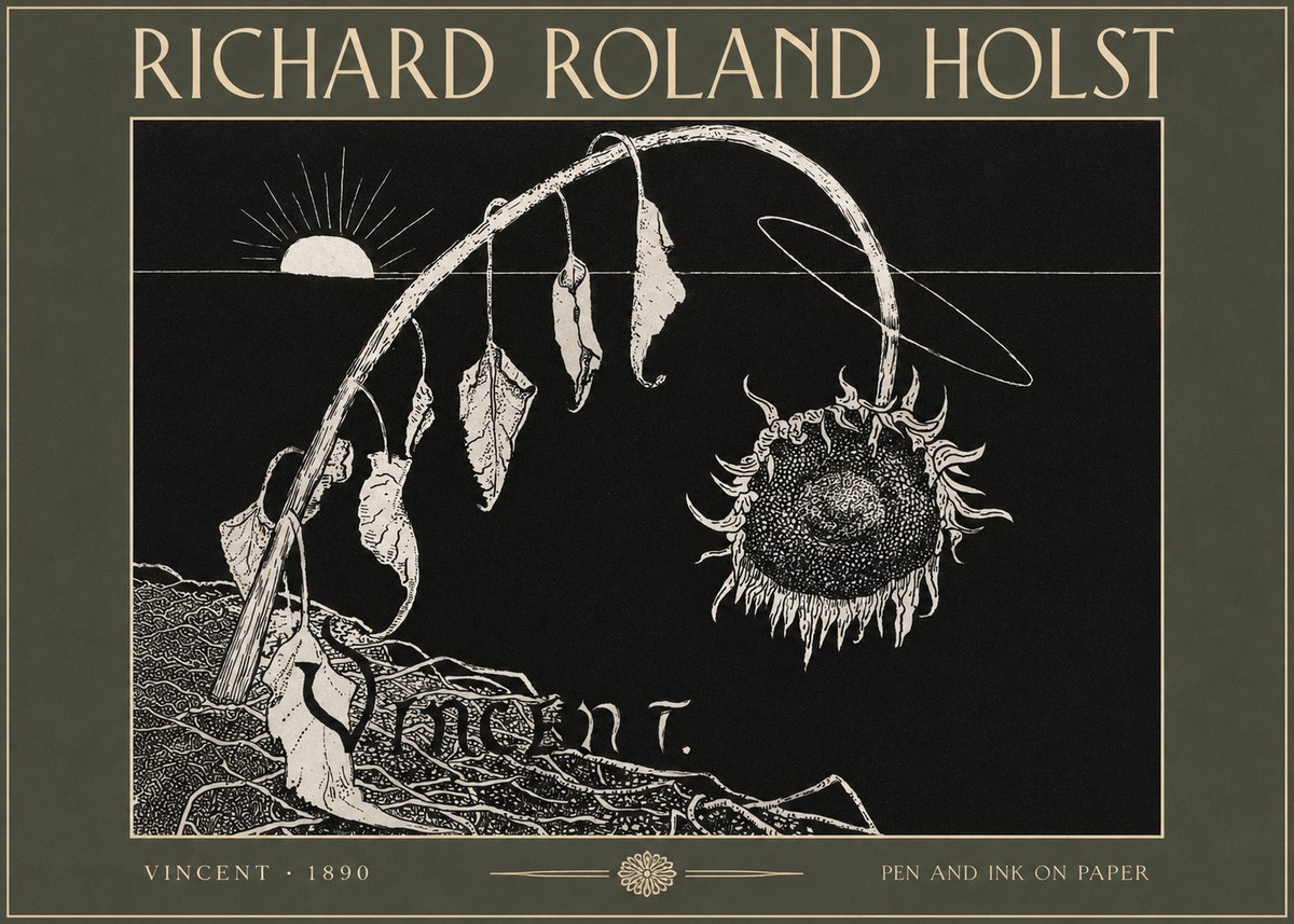 Richard Roland Holst Vincent No4 - Plakat