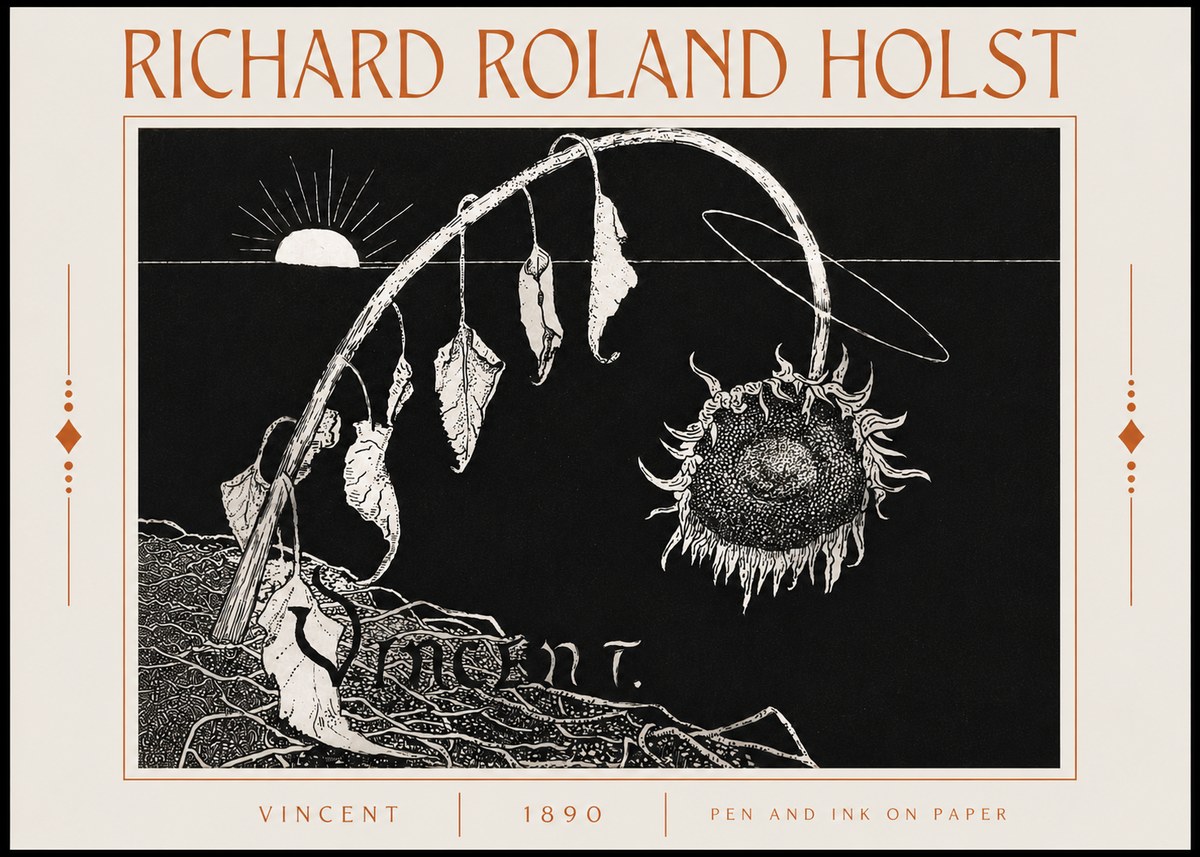 Richard Roland Holst Vincent No6 - Plakat