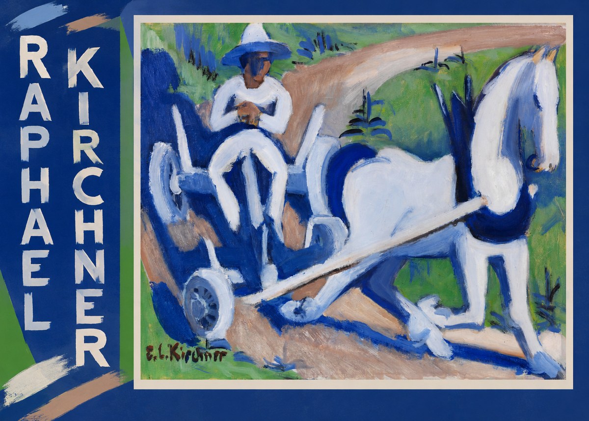 Raphael Kirchner Horse and Cart No3 - Plakat
