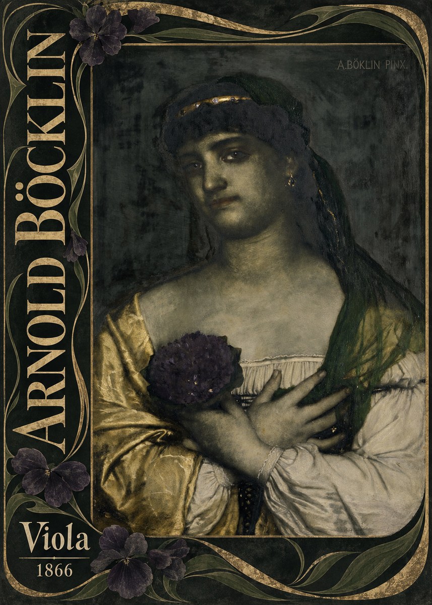 Arnold Böcklin Viola No5 - Plakat