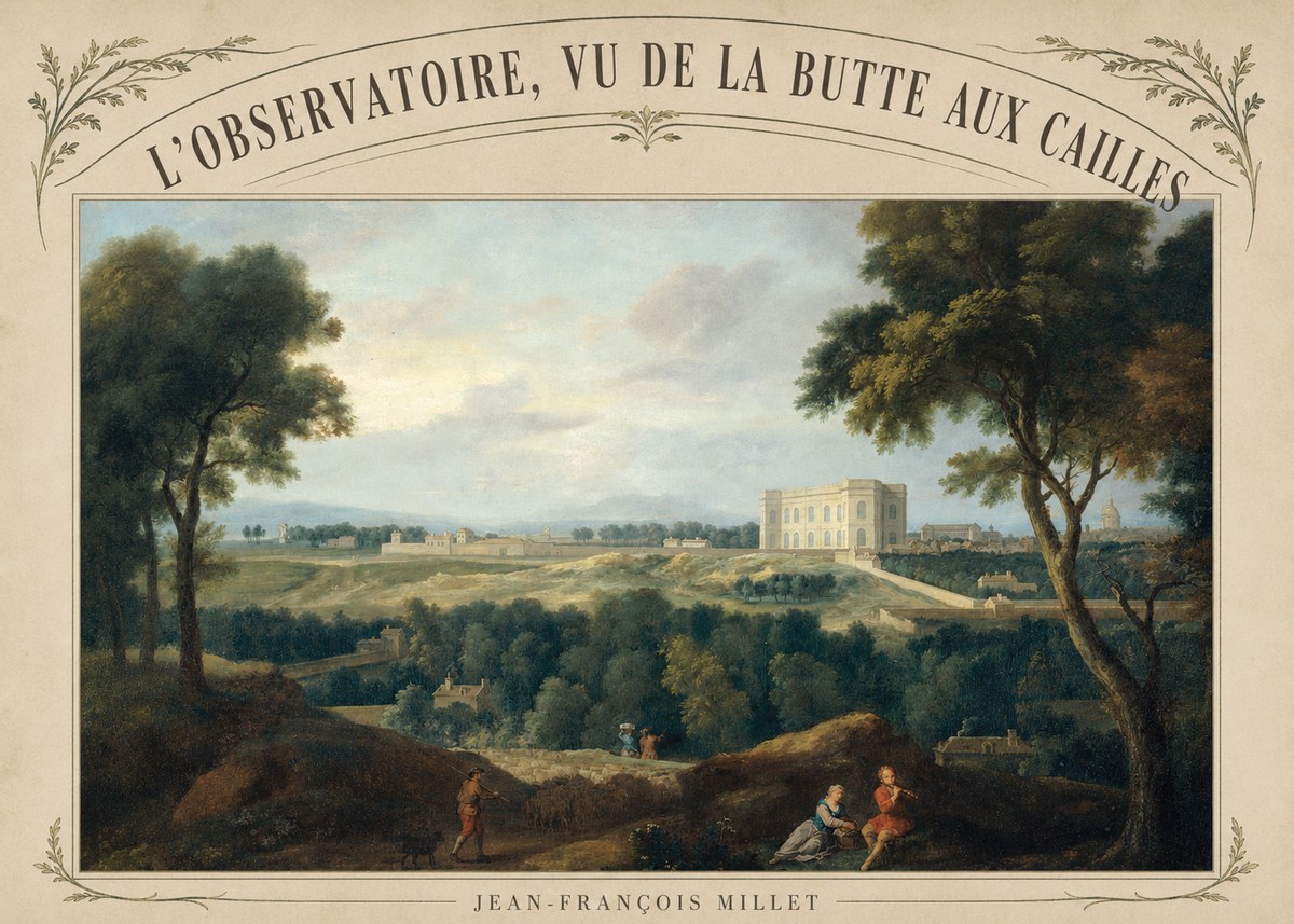 Jean-François Millet L'observatoire, Vu De La Butte Aux Cailles No3 - Plakat