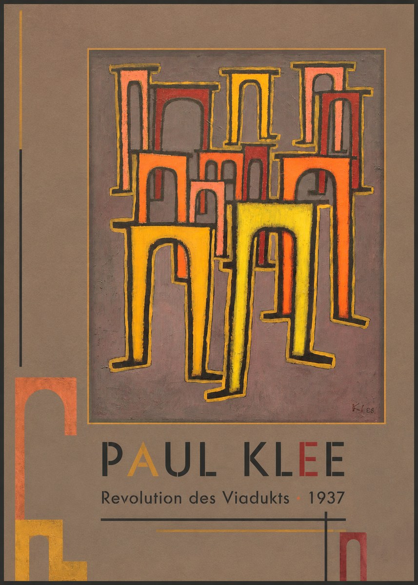 Paul Klee Revolution Des Viadukts No2 - Plakat