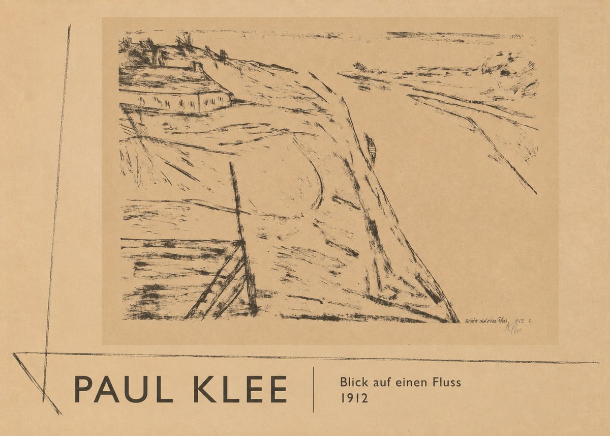 Paul Klee Blick Auf Einen Fluss No1 - Plakat