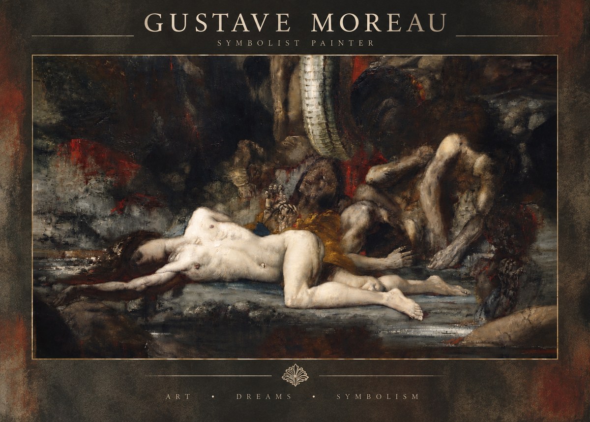 Gustave Moreau Despair No5 - Plakat