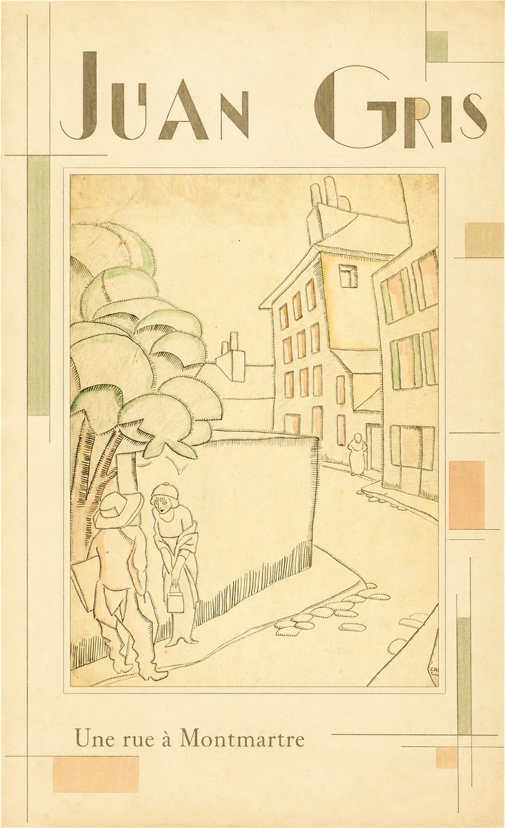 Juan Gris Une Rue À Montmartre No3 - Plakat