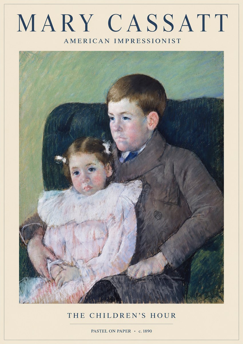 Mary Cassatt The Children's Hour No1 - Plakat