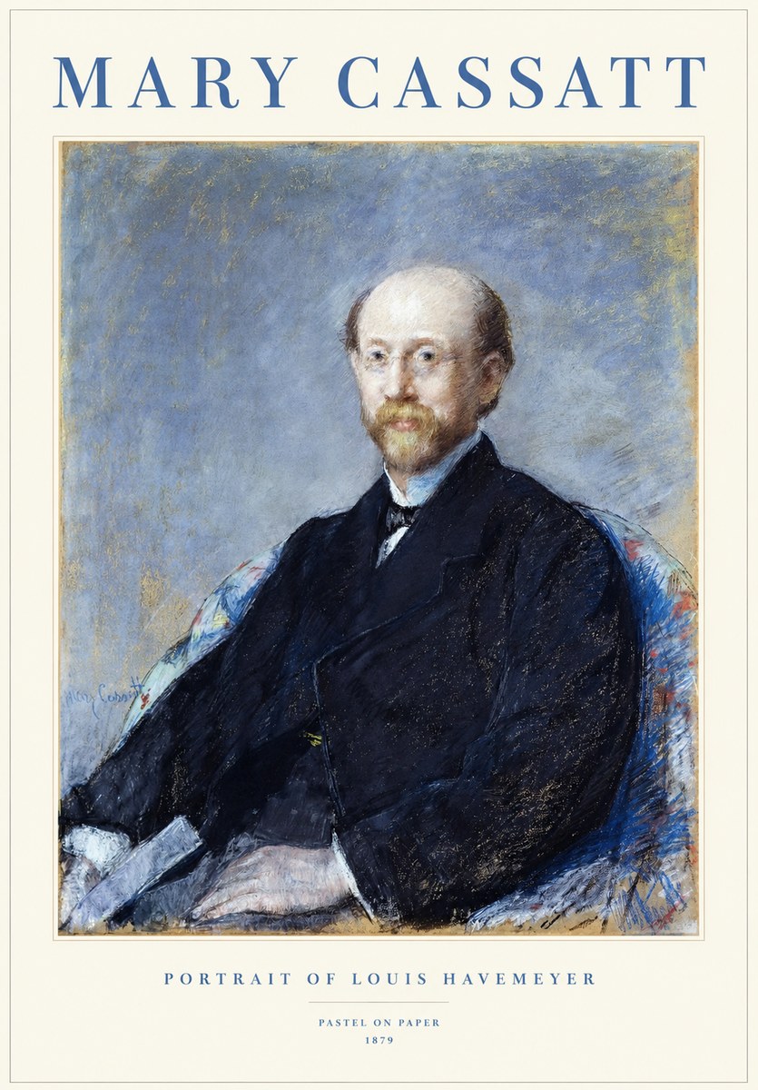 Mary Cassatt Portrait of Louis Havemeyer No1 - Plakat