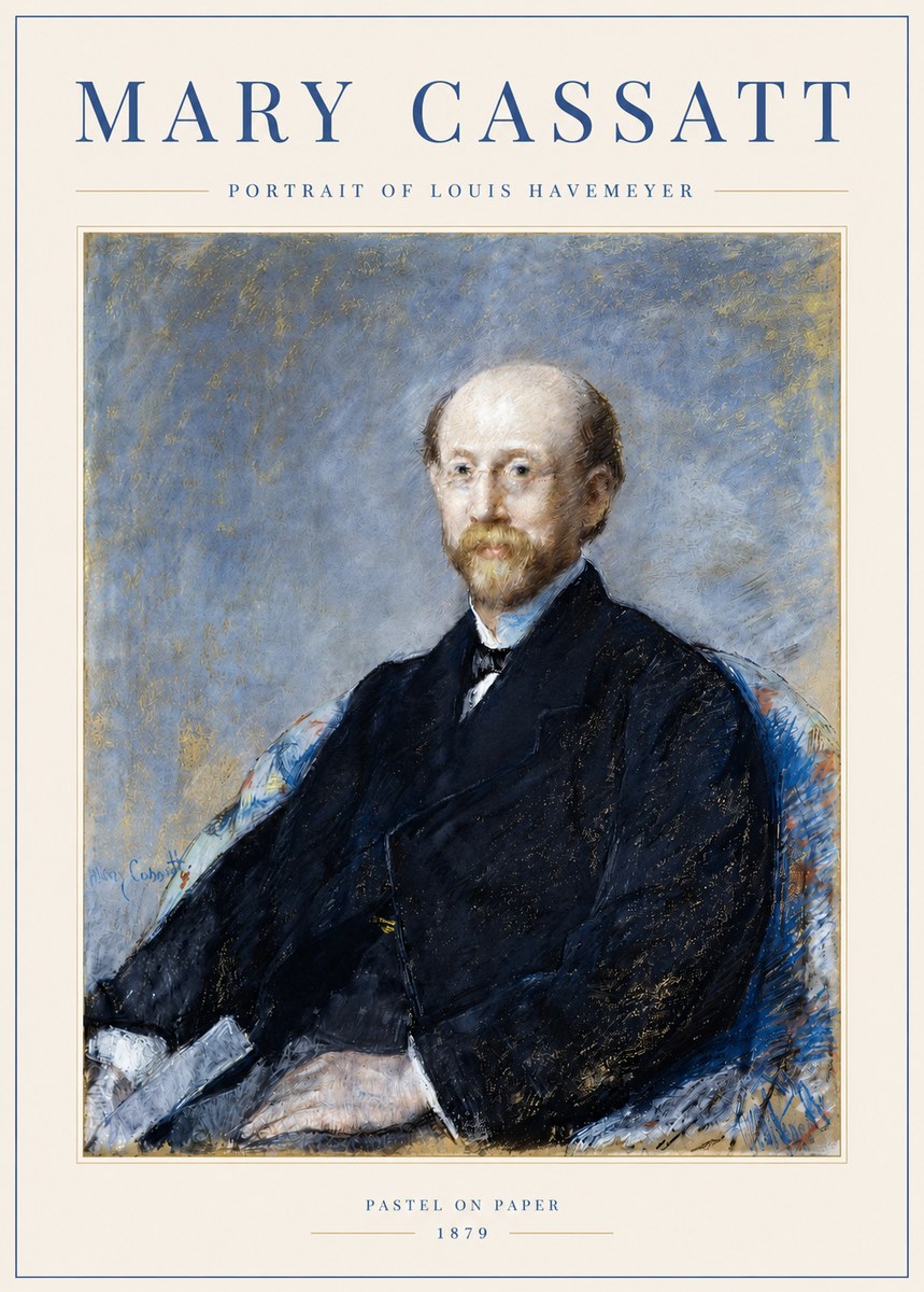 Mary Cassatt Portrait of Louis Havemeyer No3 - Plakat