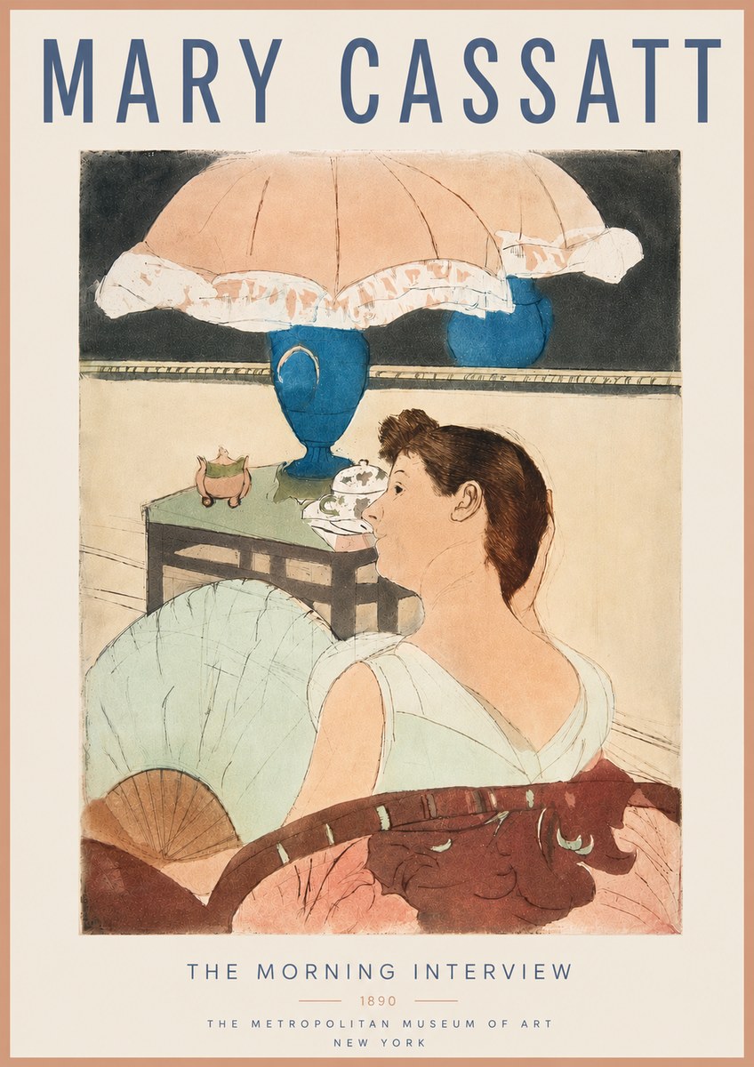 Mary Cassatt The Morning Interview No4 - Plakat