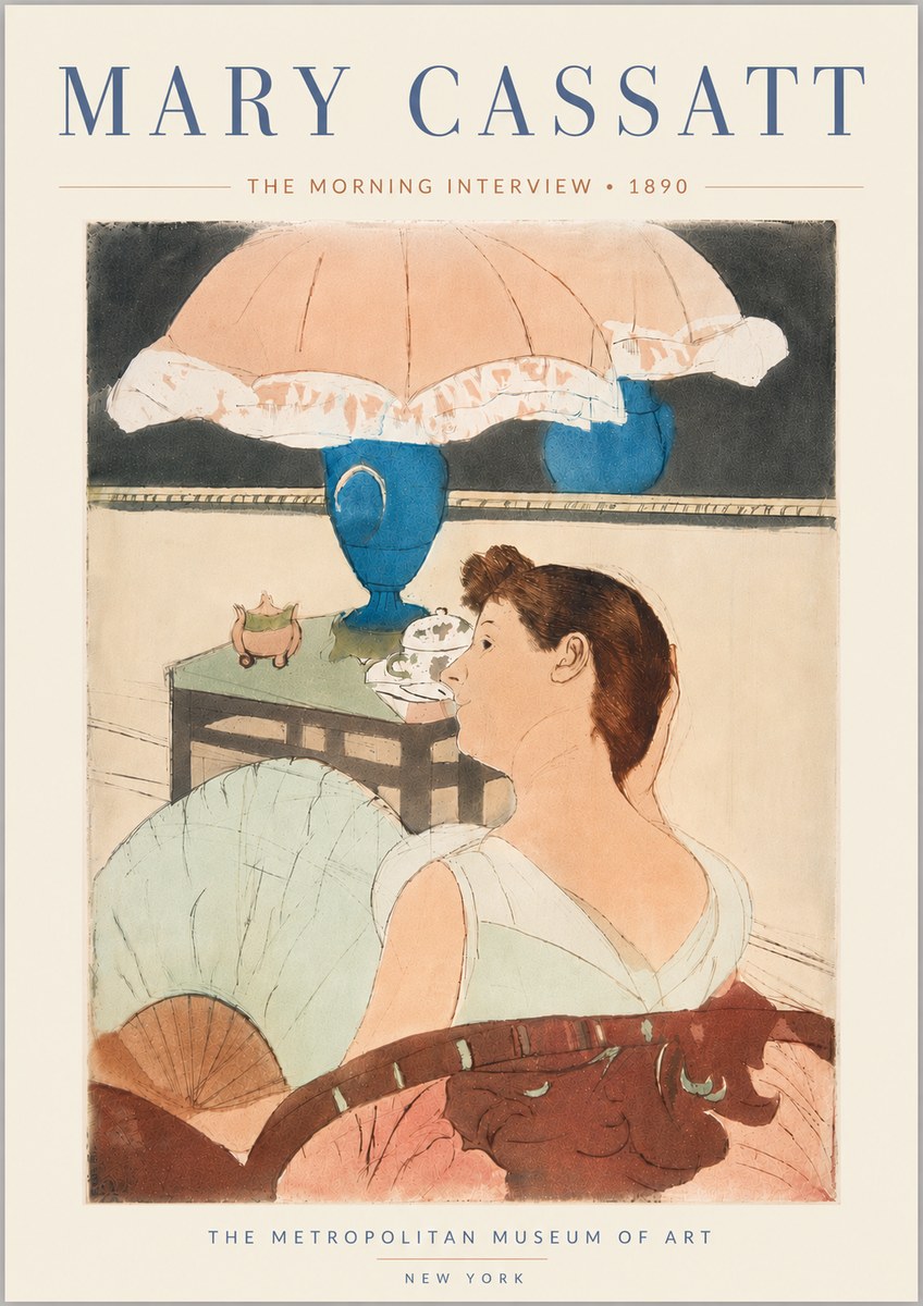 Mary Cassatt The Morning Interview No6 - Plakat